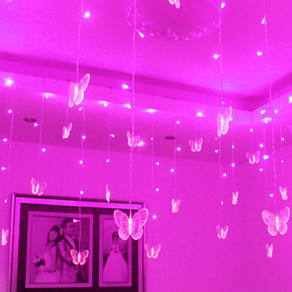3.5m Butterfly LED Curtain Lights