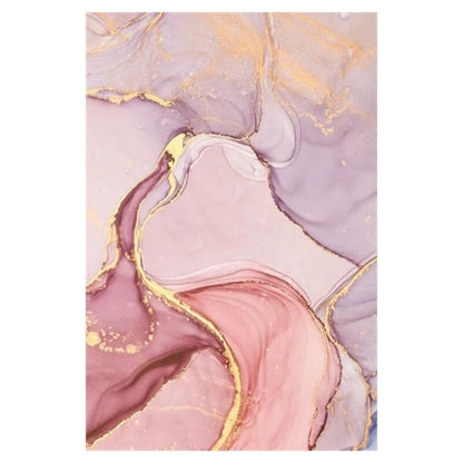 Pink Gold Oil Painting Abstract Carpet