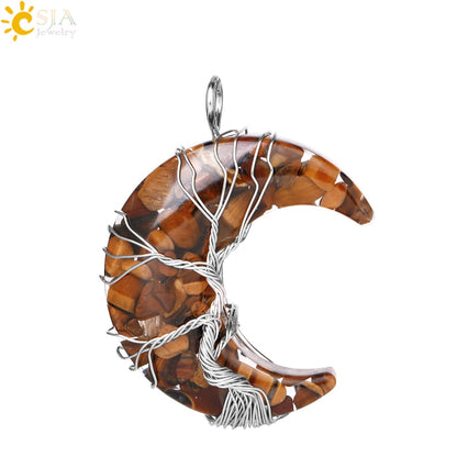 7 Chakras Tree of Life Necklace