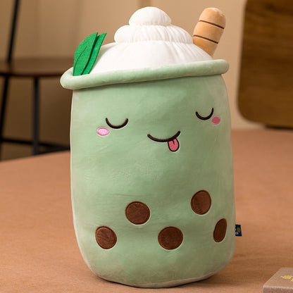 25/70cm Real-Life Bubble Tea Cup Plush Toy Pillow