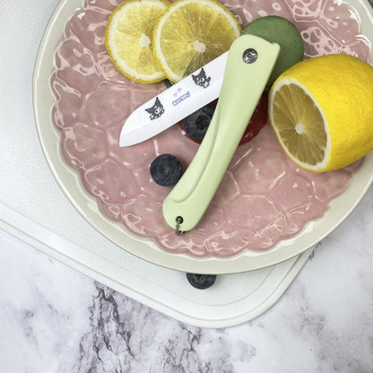 Kawaii Folding Knife: Cute Mini Fruit Knife and Peeler Pendant