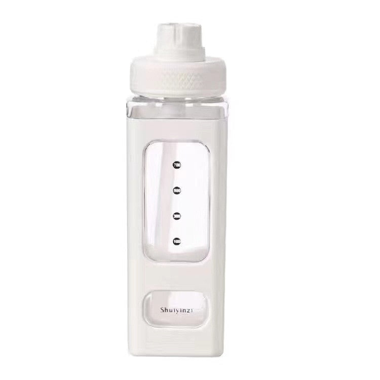 Kawaii Bear Water Bottle With 3d Sticker