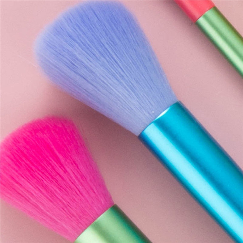 8/15Pcs Colorful Makeup Brush Set