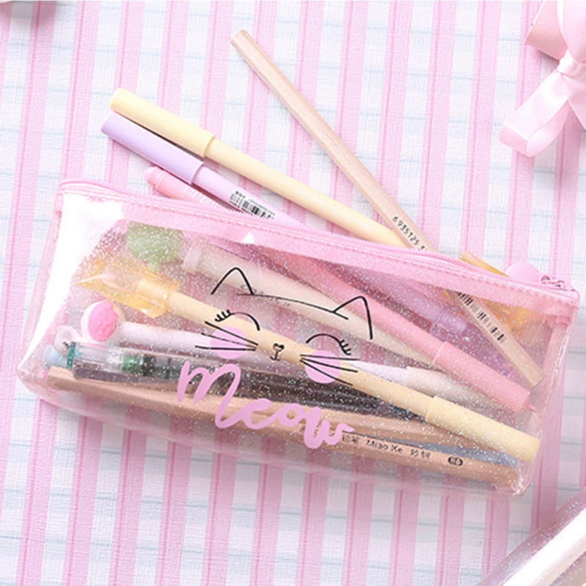 Pink Pencil Bag