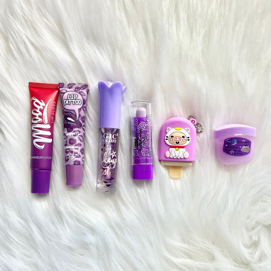 Purple ( Lip Makeup Bundle )