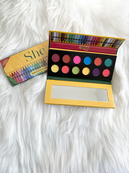Colored Eyeshadow Palette